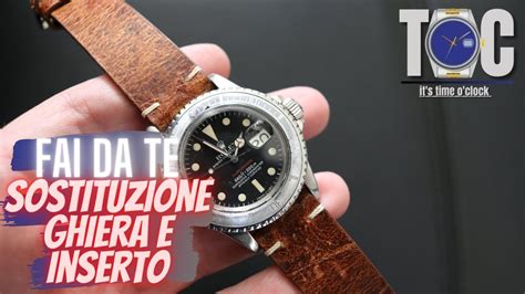 Piccole soddisfazioni: Sostituzione inserto ghiera Rolex